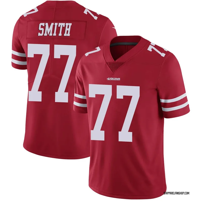 Men's Nike San Francisco 49ers Ray Smith Scarlet 100th Vapor Jersey ...