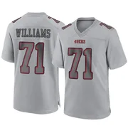 Men's Nike San Francisco 49ers Trent Williams Gray Atmosphere Fashion Jersey - Game