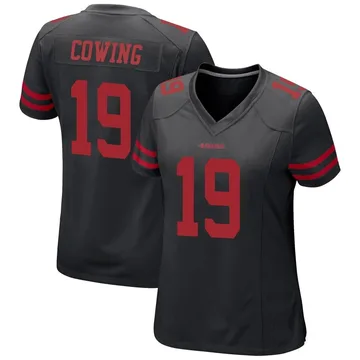 Women's Nike San Francisco 49ers Jacob Cowing Black Alternate Jersey - Game