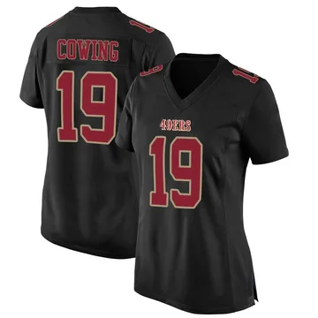 Women's Nike San Francisco 49ers Jacob Cowing Black Fashion Jersey - Game