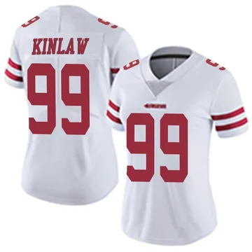 San Francisco 49ers #99 Javon Kinlaw White Vapor Limited Jersey