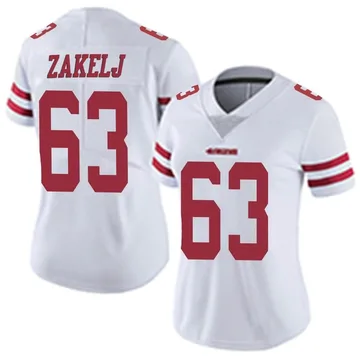 Ross Dwelley Men's San Francisco 49ers Nike Alternate Vapor F.U.S.E. Jersey  - Limited White