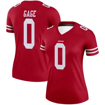 Women's Nike San Francisco 49ers Russell Gage Scarlet Jersey - Legend