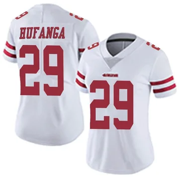 29 Hufanga Hella Fitted Custom Stitched Throwback Home Jersey