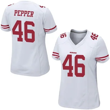 Men's Nike Taybor Pepper Scarlet San Francisco 49ers Game Jersey