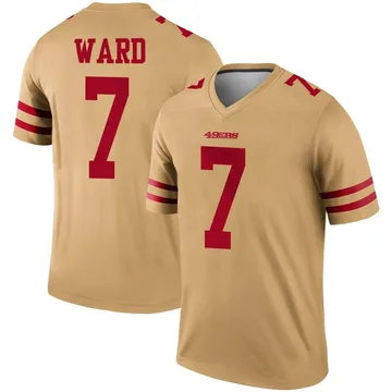 Men's Nike Charvarius Ward Scarlet San Francisco 49ers Game Player Jersey