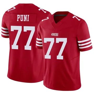 Youth Nike San Francisco 49ers Dominick Puni Scarlet Vapor F.U.S.E. Jersey - Limited