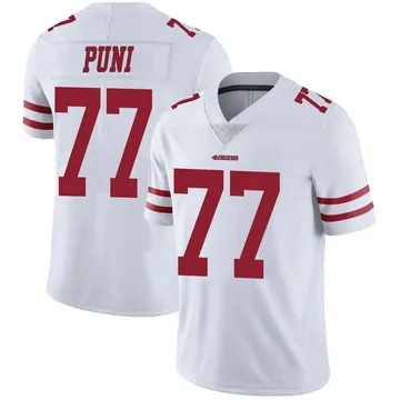 Youth Nike San Francisco 49ers Dominick Puni White Vapor Untouchable Jersey - Limited