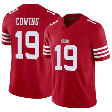 Youth Nike San Francisco 49ers Jacob Cowing Scarlet Vapor F.U.S.E. Jersey - Limited