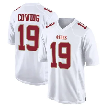 Youth Nike San Francisco 49ers Jacob Cowing White Fashion Jersey - Game