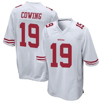 Youth Nike San Francisco 49ers Jacob Cowing White Jersey - Game