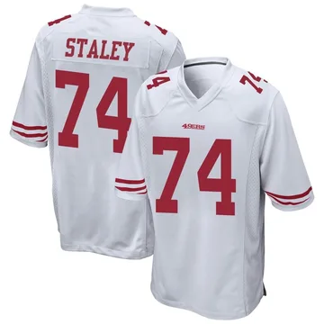 Men's Nike Joe Staley White San Francisco 49ers Color Rush Legend Jersey