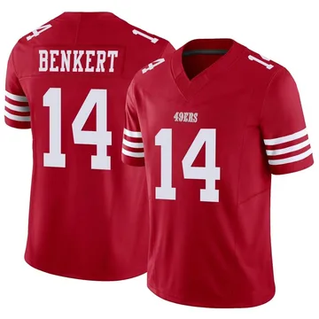 Youth Nike San Francisco 49ers Kurt Benkert Scarlet Vapor F.U.S.E. Jersey - Limited