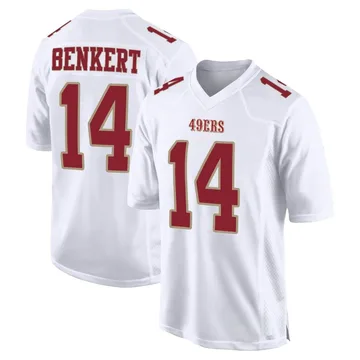 Youth Nike San Francisco 49ers Kurt Benkert White Fashion Jersey - Game