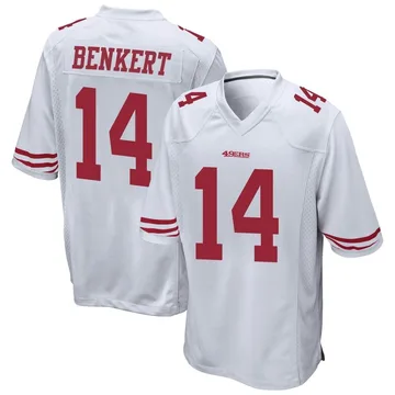 Youth Nike San Francisco 49ers Kurt Benkert White Jersey - Game