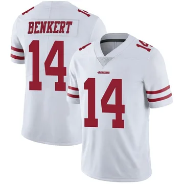 Youth Nike San Francisco 49ers Kurt Benkert White Vapor Untouchable Jersey - Limited