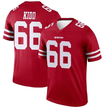 Youth Nike San Francisco 49ers Lewis Kidd Scarlet Jersey - Legend