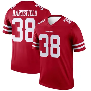 Youth Nike San Francisco 49ers Myles Hartsfield Scarlet Jersey - Legend