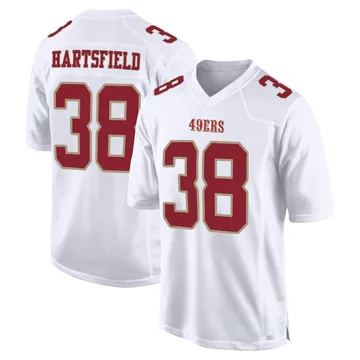 Youth Nike San Francisco 49ers Myles Hartsfield White Fashion Jersey - Game