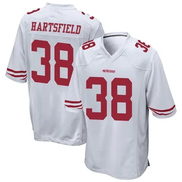 Youth Nike San Francisco 49ers Myles Hartsfield White Jersey - Game