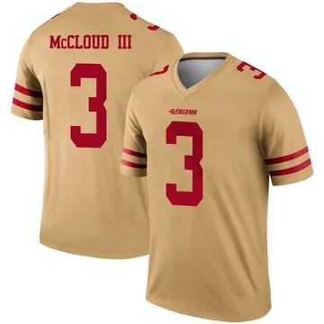 Ray-Ray McCloud San Francisco 49ers 3 White Vapor Limited Jersey - Bluefink