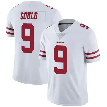 Limited Men's Robbie Gould White Jersey - #9 Football San Francisco 49ers  100th Season Rush Vapor Untouchable Size 40/M