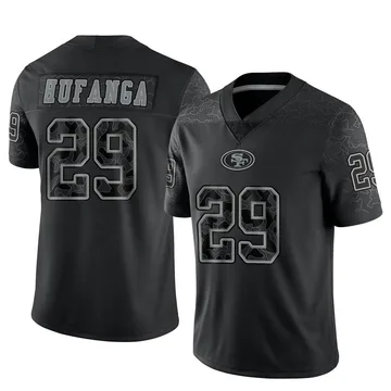 29 Hufanga Hella Fitted Custom Stitched Black Jersey – HellaFitted