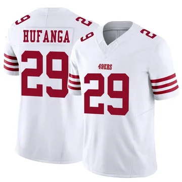 #29 Hufanga Hella Fitted Custom Stitched Black Jersey