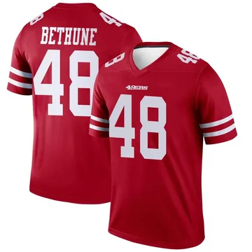 Youth Nike San Francisco 49ers Tatum Bethune Scarlet Jersey - Legend