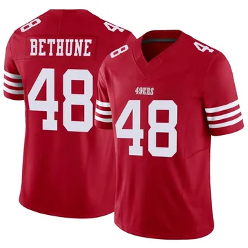 Youth Nike San Francisco 49ers Tatum Bethune Scarlet Vapor F.U.S.E. Jersey - Limited