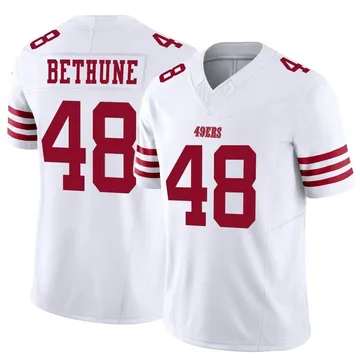 Youth Nike San Francisco 49ers Tatum Bethune White Vapor F.U.S.E. Jersey - Limited