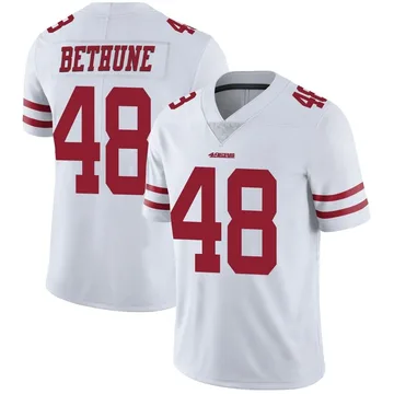 Youth Nike San Francisco 49ers Tatum Bethune White Vapor Untouchable Jersey - Limited