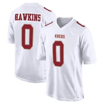 Youth Nike San Francisco 49ers Taylor Hawkins White Fashion Jersey - Game