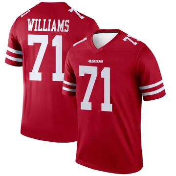 Youth Nike San Francisco 49ers Trent Williams Scarlet Jersey - Legend