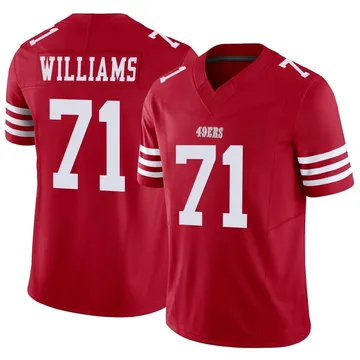 Youth Nike San Francisco 49ers Trent Williams Scarlet Vapor F.U.S.E. Jersey - Limited