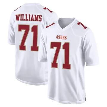 Youth Nike San Francisco 49ers Trent Williams White Fashion Jersey - Game