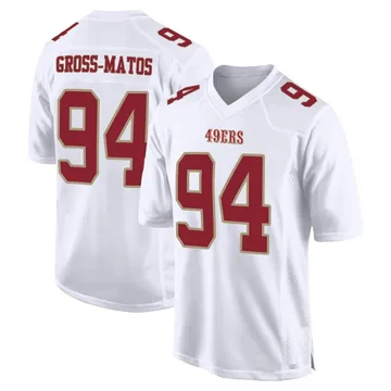 Youth Nike San Francisco 49ers Yetur Gross-Matos White Fashion Jersey - Game