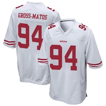 Youth Nike San Francisco 49ers Yetur Gross-Matos White Jersey - Game